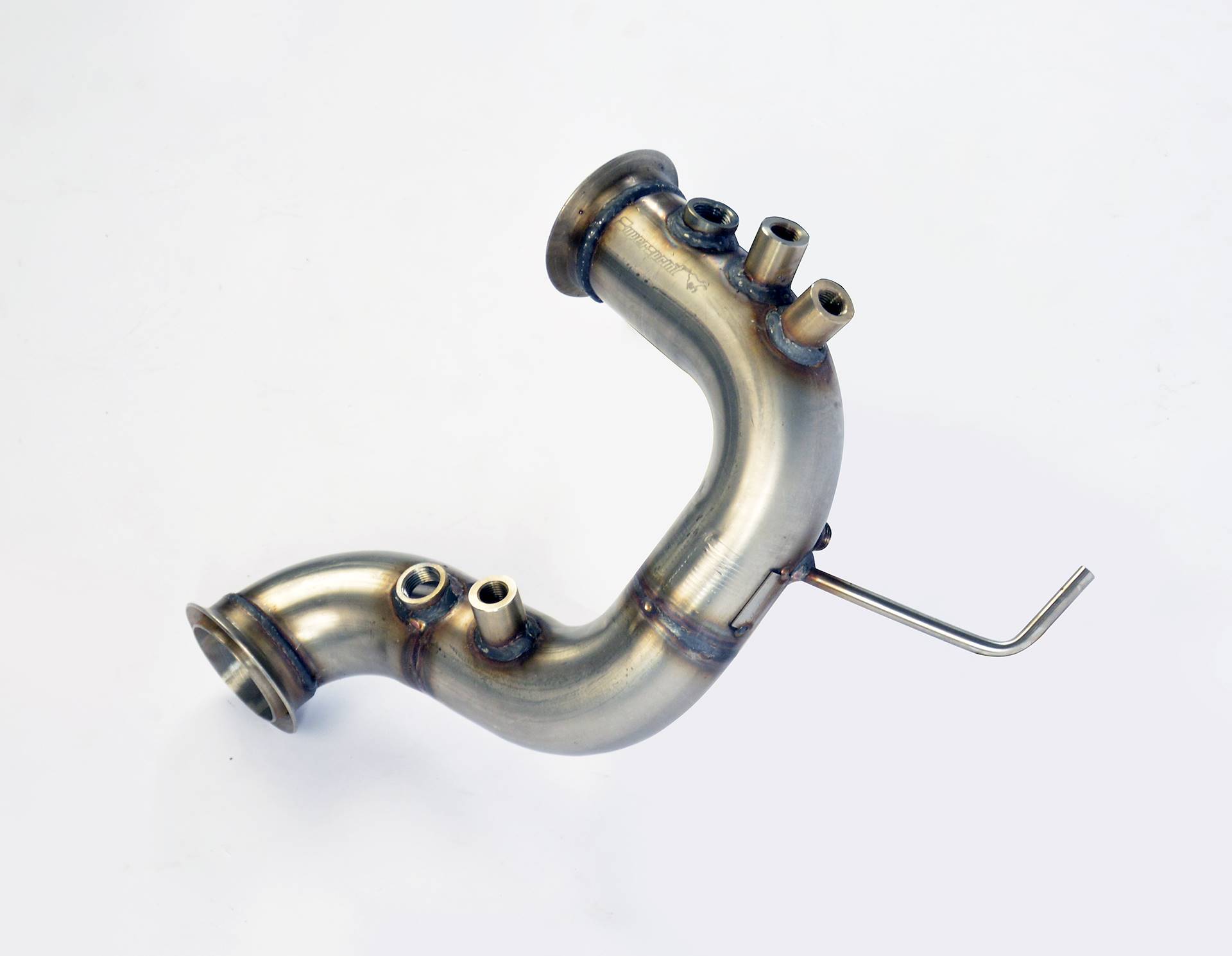 Turbo Downpipe (replaces diesel soot filter) With sensor bungs (Euro 6 engine)